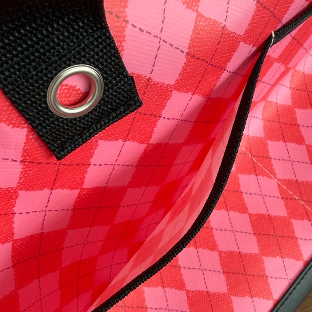 Scout The BJ Pocket Tote Bag Pink Argyle - Picture 7 of 11
